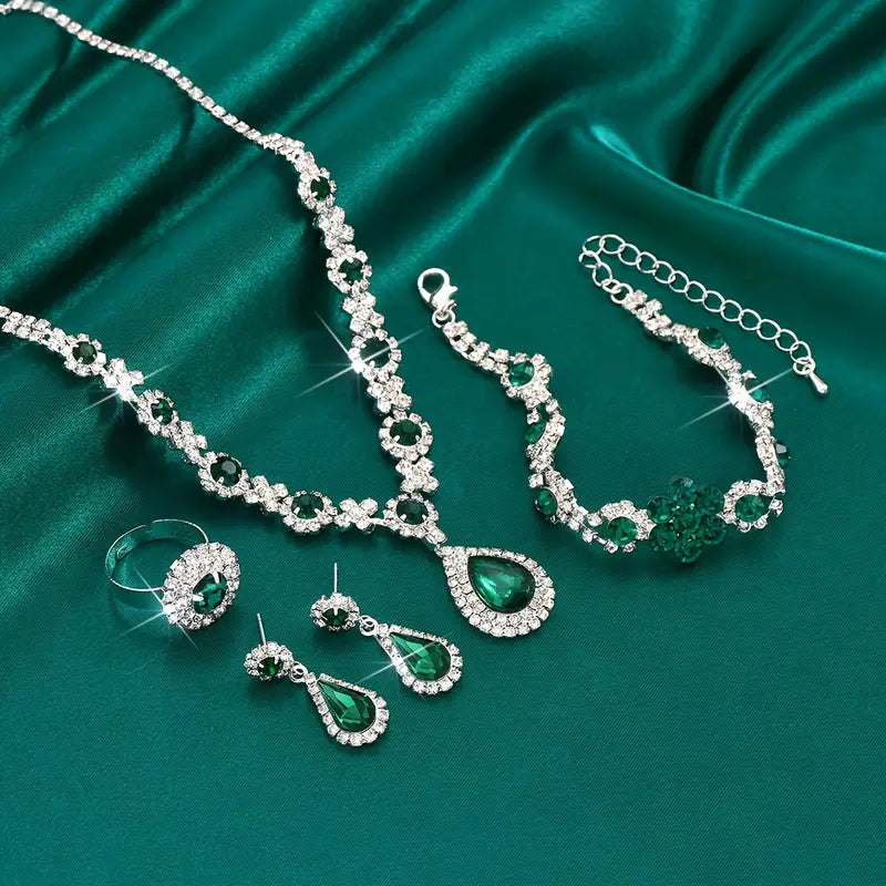Adriana Lysandre Jewelry emerald | White Gold
