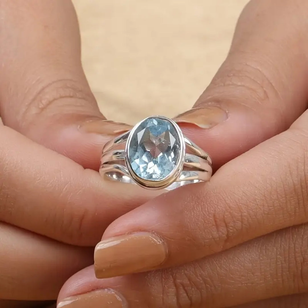 Blue Sky Temper Glass Layer Ring