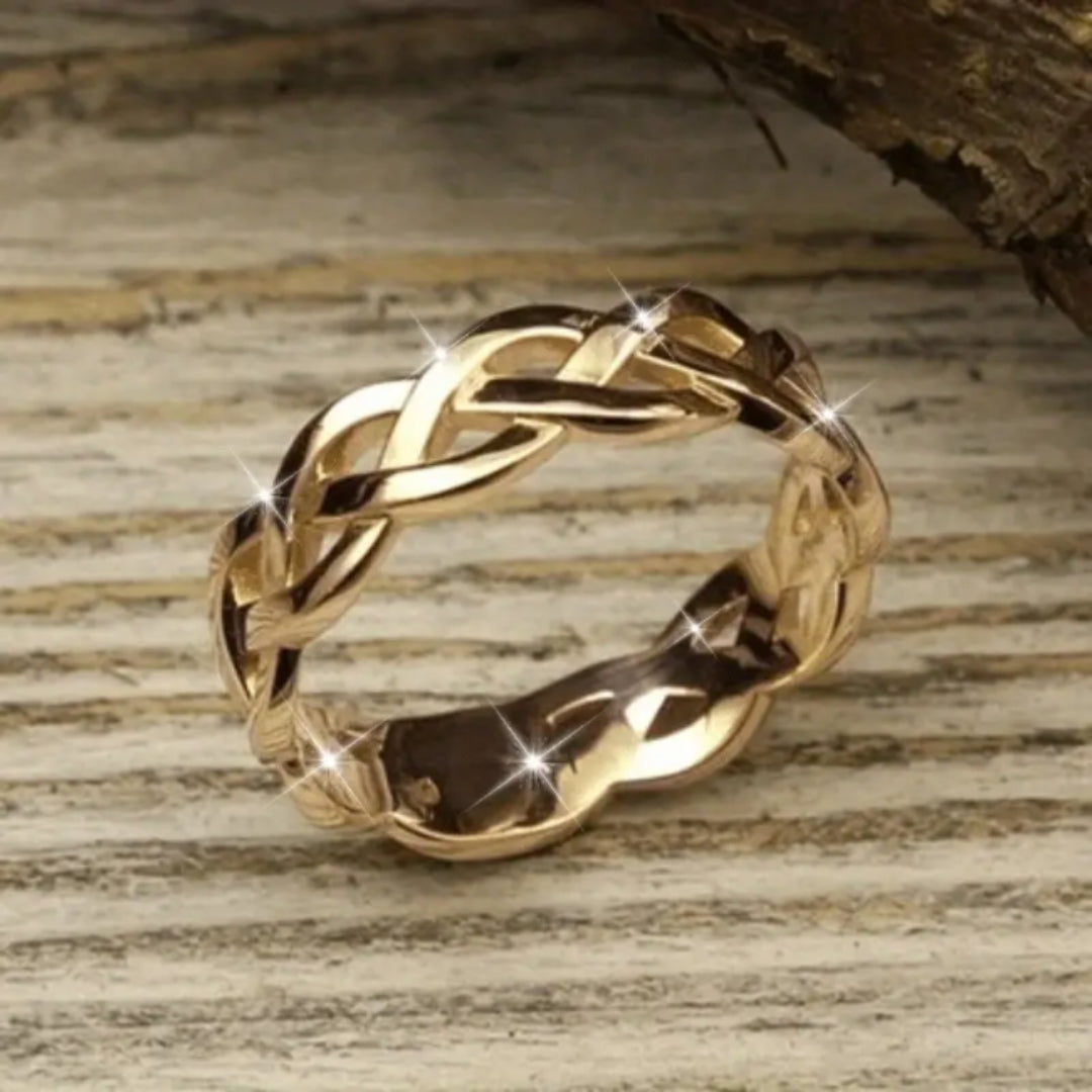 Braided Golden Ring