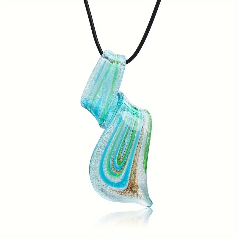 Blue Desert Stone Necklace