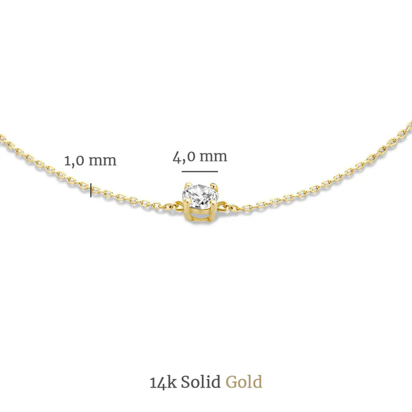 Cléa Zirconia Stone Set | Gold