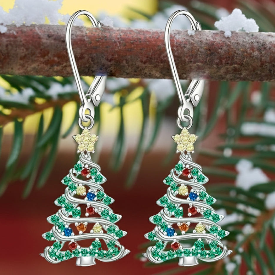 Zirconia Evergreen Earrings