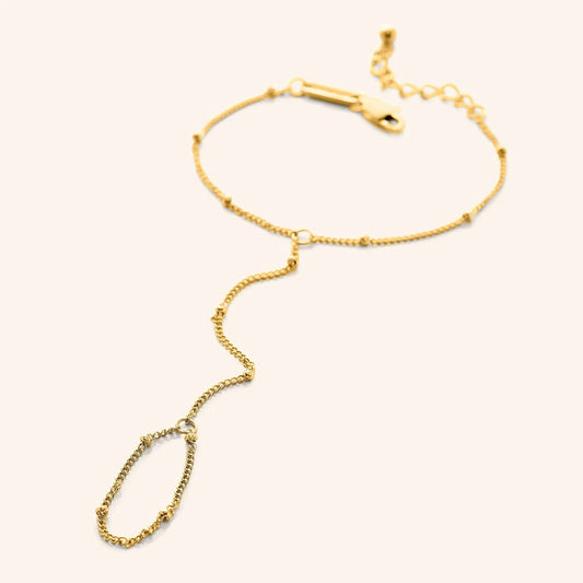 Dangling Gold Thin Bracelet