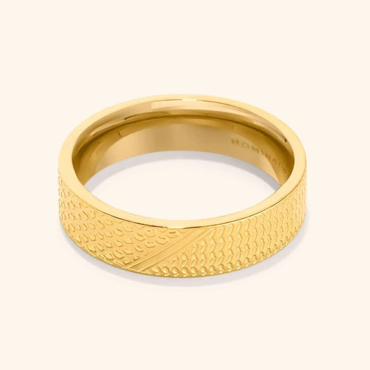 Golden Signature Ring