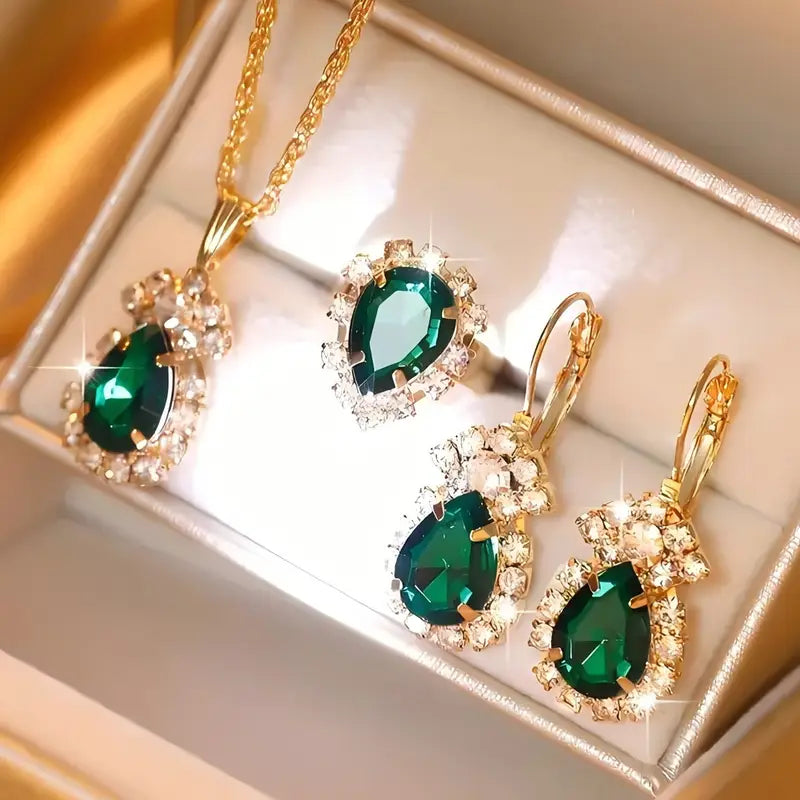 Marceline Jadehart Jewelry emerald | Gold
