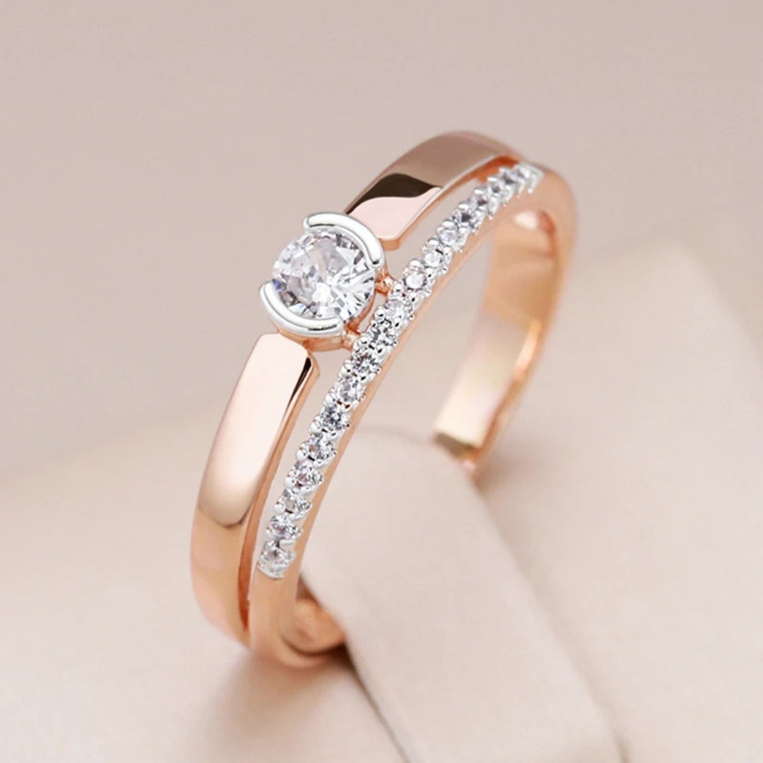 Elegant Bright Layer Ring