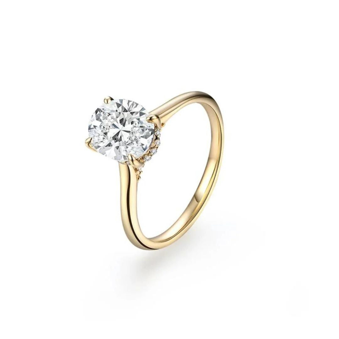 Zirconia Gold Ring