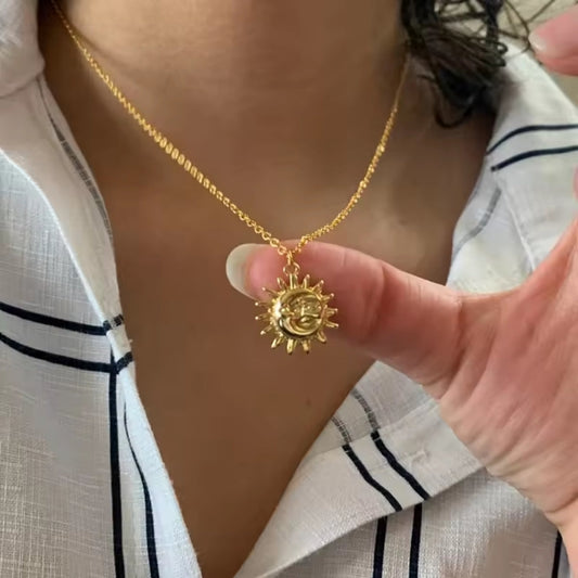 Solar Golden Necklace