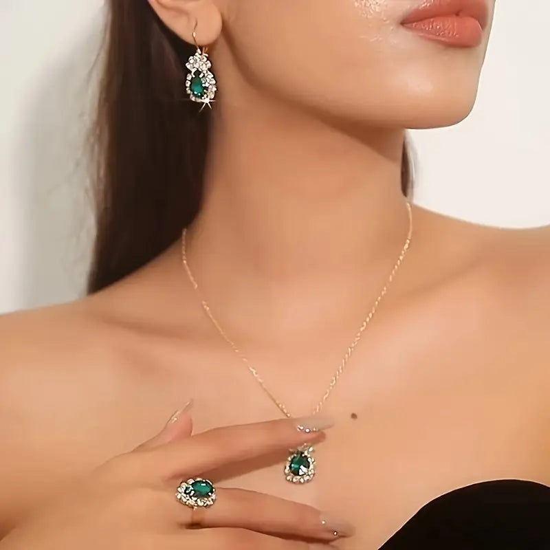 Marceline Jadehart Jewelry emerald | Gold