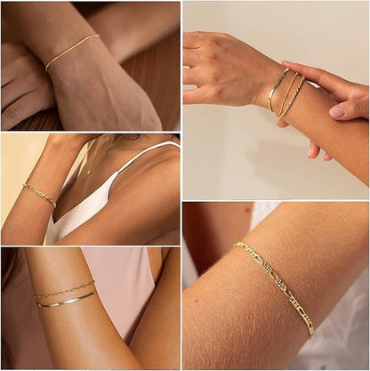 Isabella Vernetta bracelet set | Gold 16k