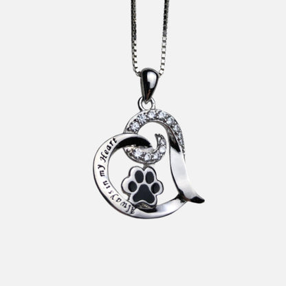 Elegant Dog Memorial Necklace – Stainless Steel
