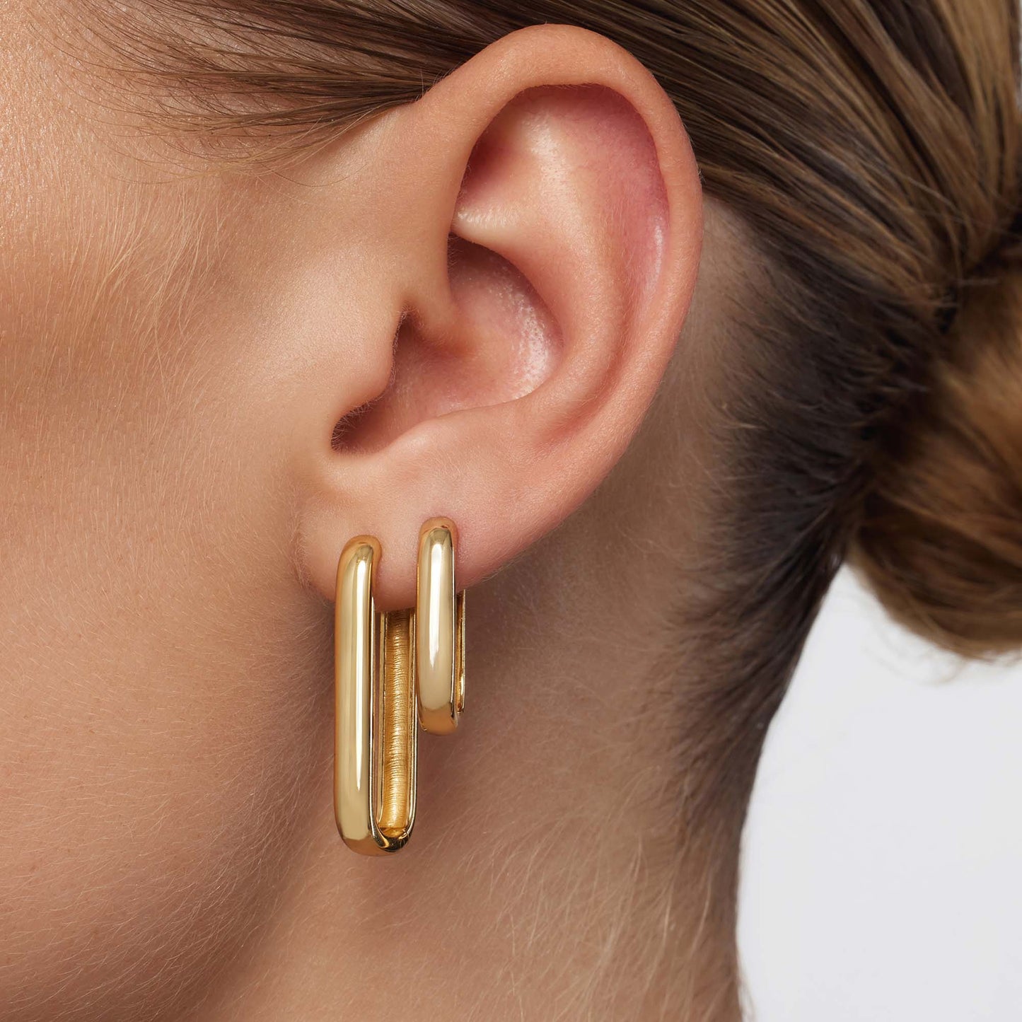 Large Icon Hoops | Gold 18k