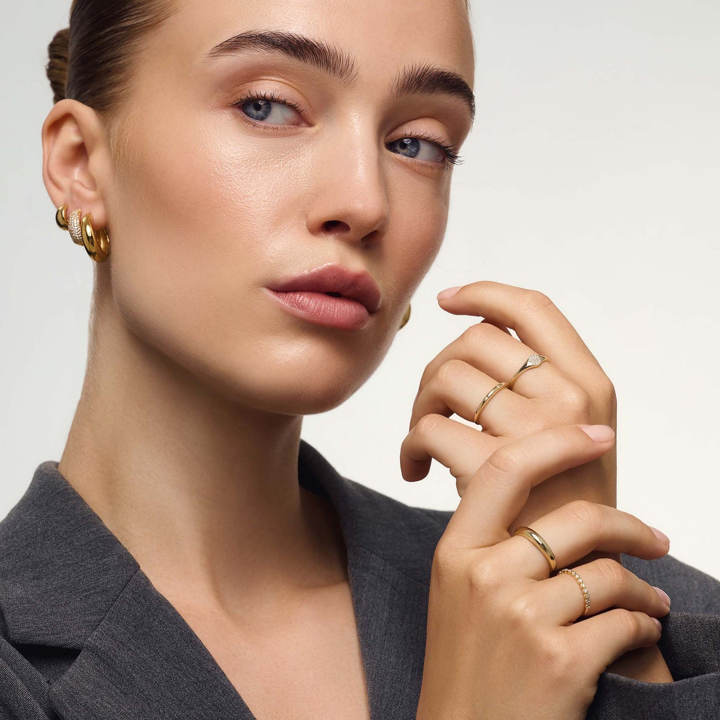 Midi Dome Ring | Gold 14k