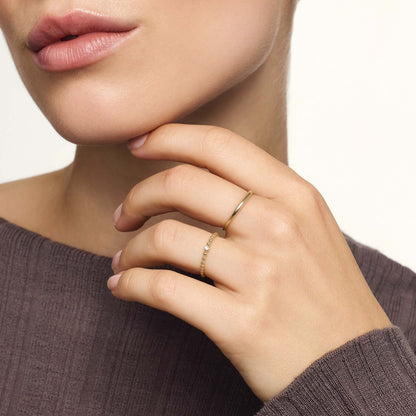 Slim Dome Ring | Gold 14k