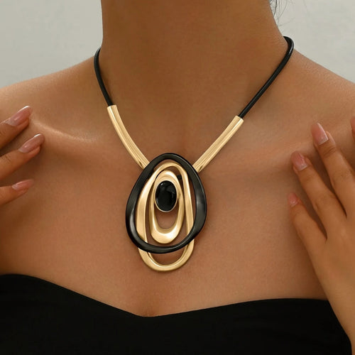 Black & Gold Necklace