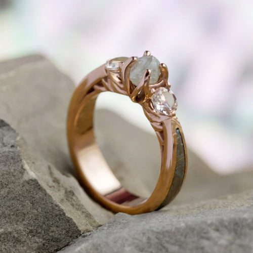 Opal Rose Gold Ring