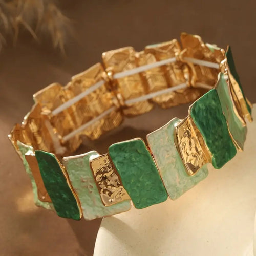 Green Gold Trail Bracelet