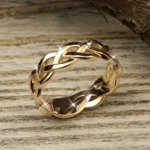 Braided Golden Ring