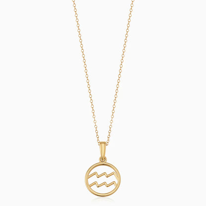 Zodiac sign necklace | Gold 18k