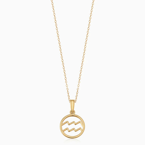 Zodiac sign necklace | Gold 18k