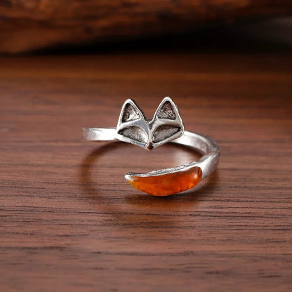 Vintage Fox Spirit Ring