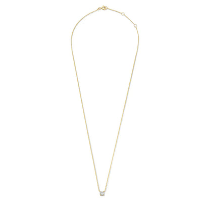 Cléa Moissanite Stone Necklace | Gold 14k