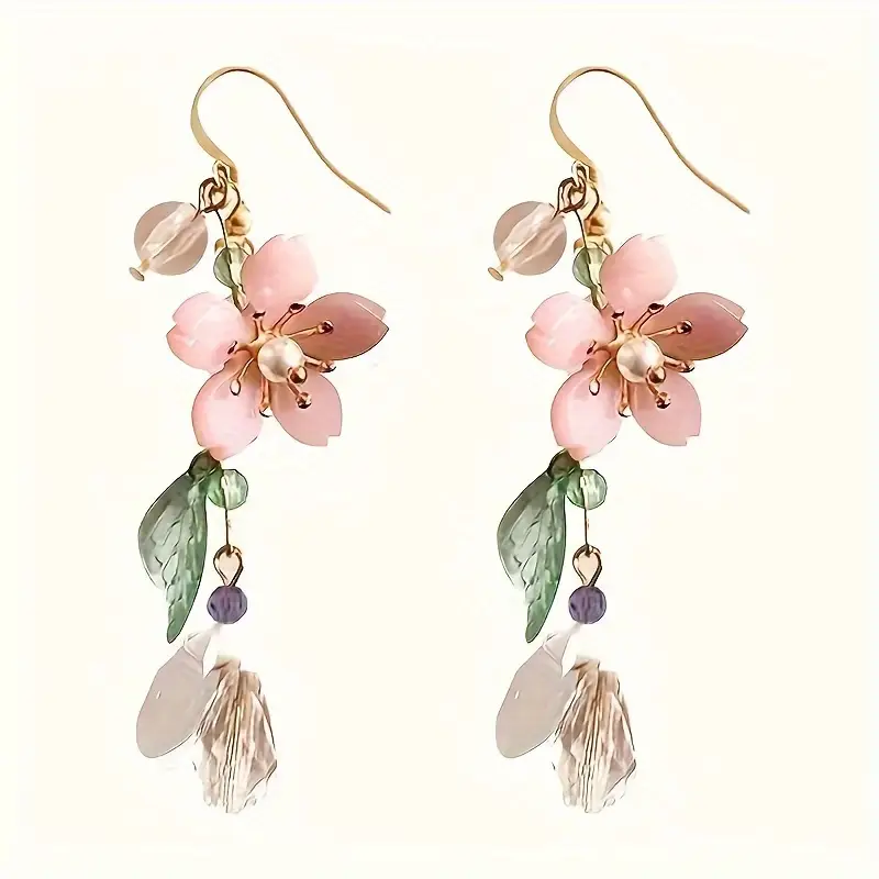 Dangling Blossom Earrings