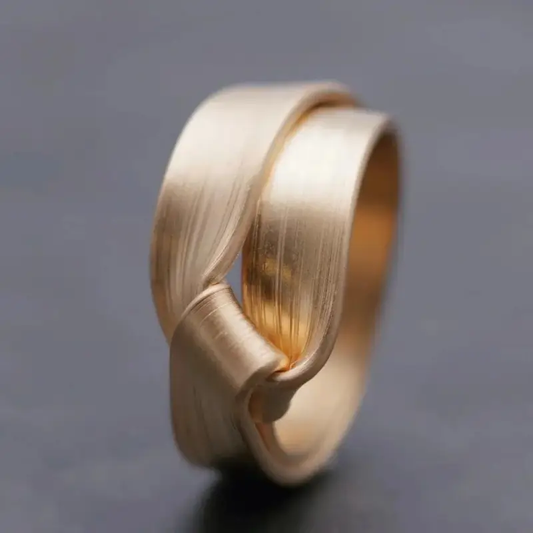 Irregular Golden Form Ring