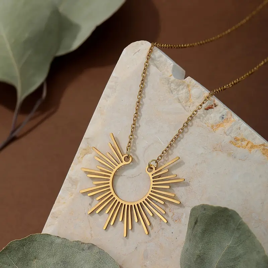 Solar Golden Necklace