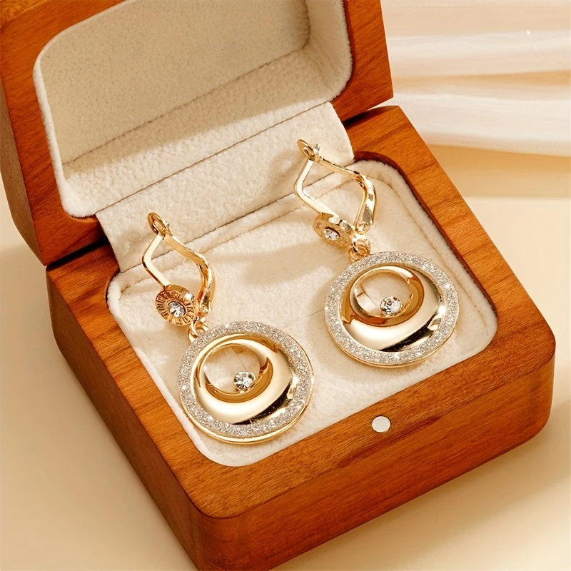 Bright Hoops Dangling Earrings