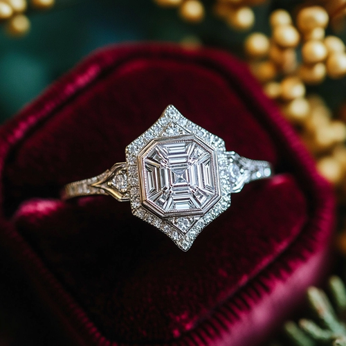 Crystalline Tribe Silver Ring