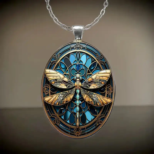 Dragonfly Blue Necklace
