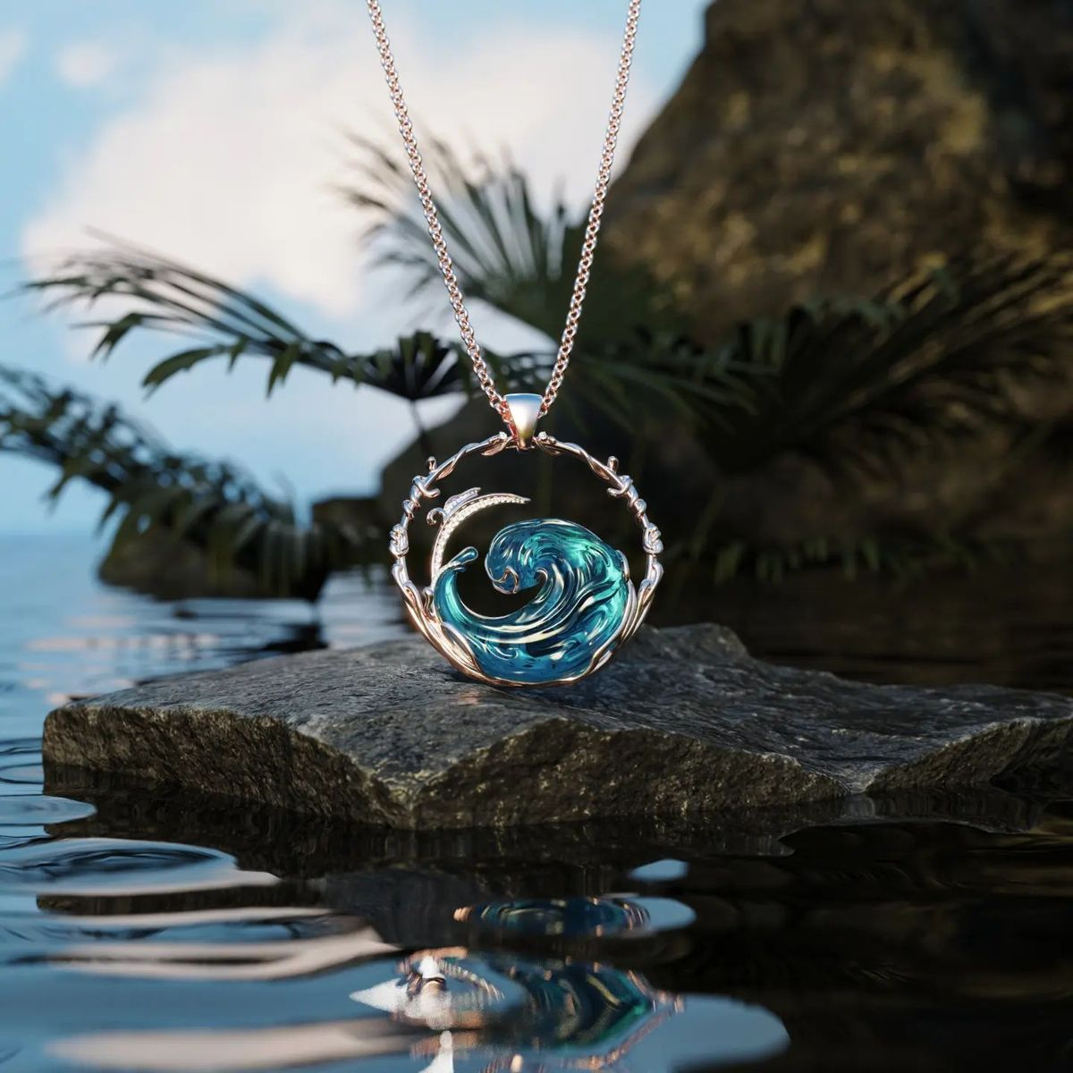 Elegant Ocean Necklace