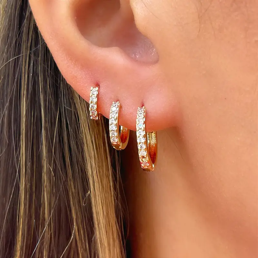 Zirconia Bright Earrings