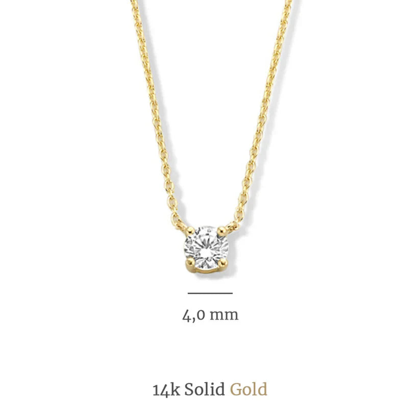Cléa Zirconia Stone Set | Gold